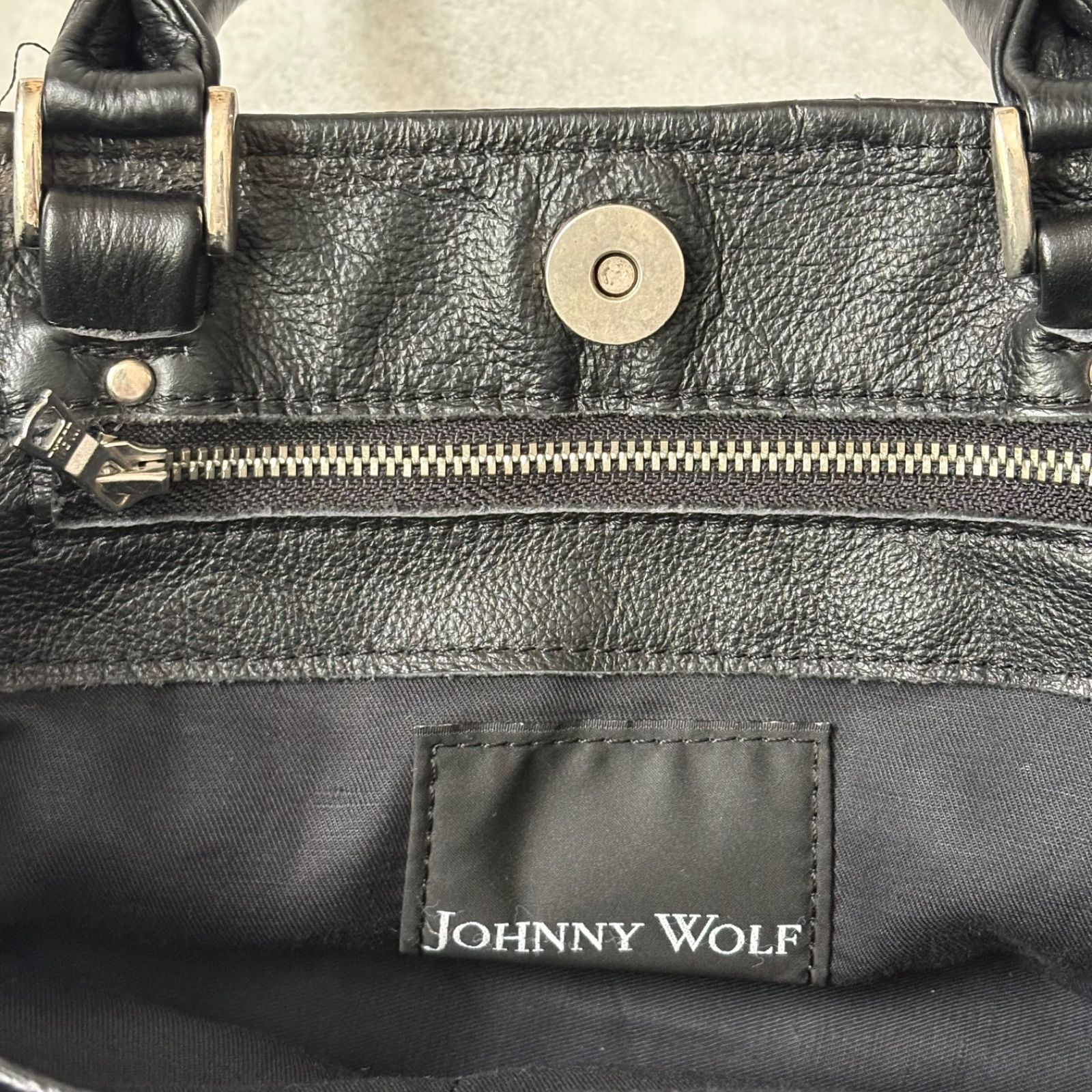 johnnywolf y2k archive ライダース ベスト ジョニーウルフ JOHNNY WOLF ライダース ミニトート ハンドバッグ Y2K