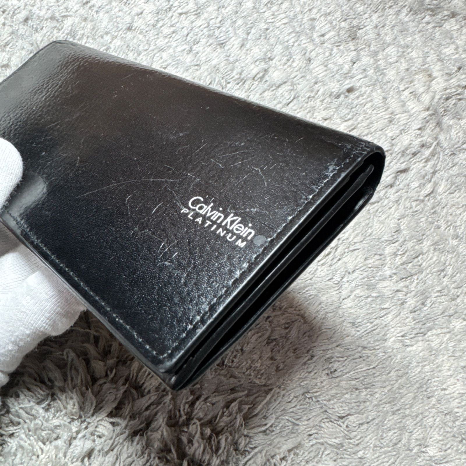 美品 Calvin Klein PLATINUM 長財布 コン 【公式通販】