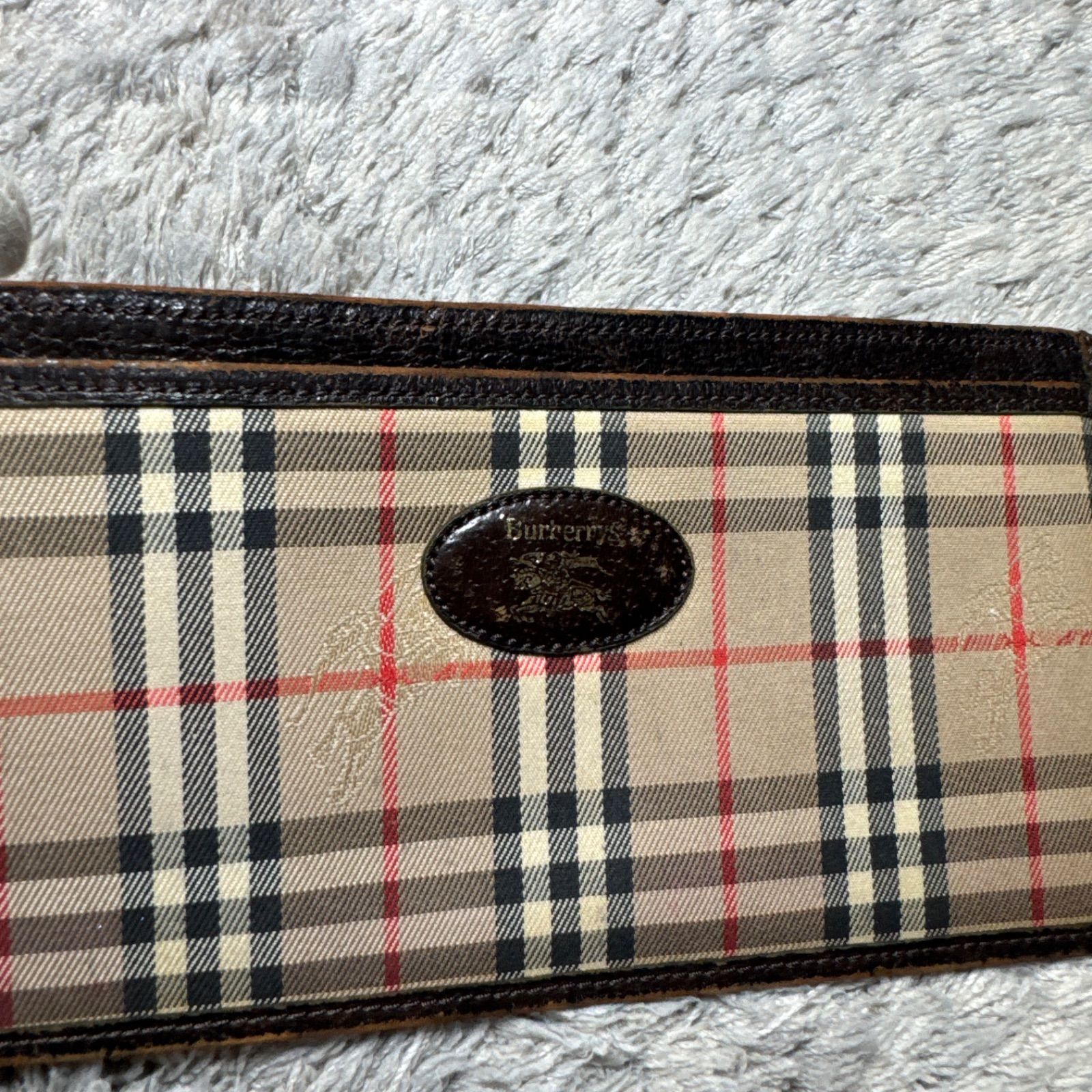 Burberrys バーバリー 長財布 札入れ ノバチェック レザー - メルカリ