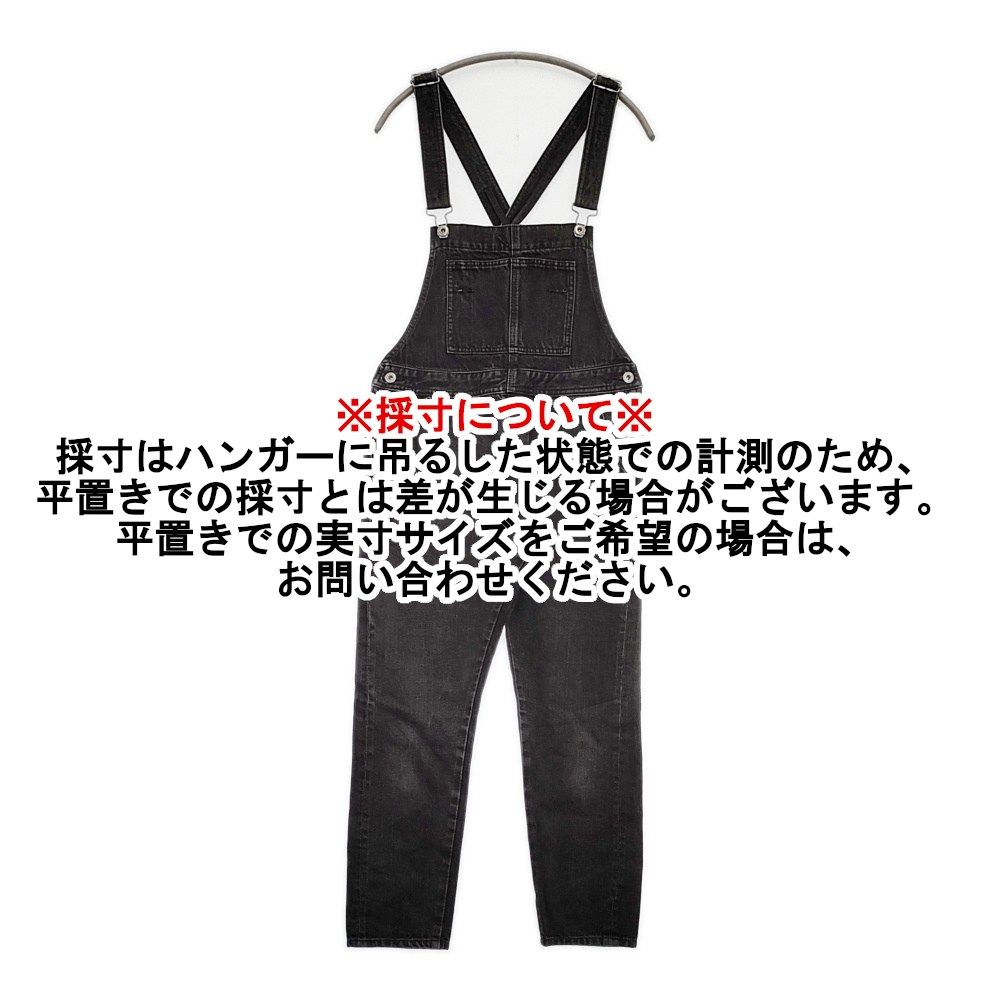 GALLARDAGALANTE ブラックデニム サロペット サイズF オーバーオール
