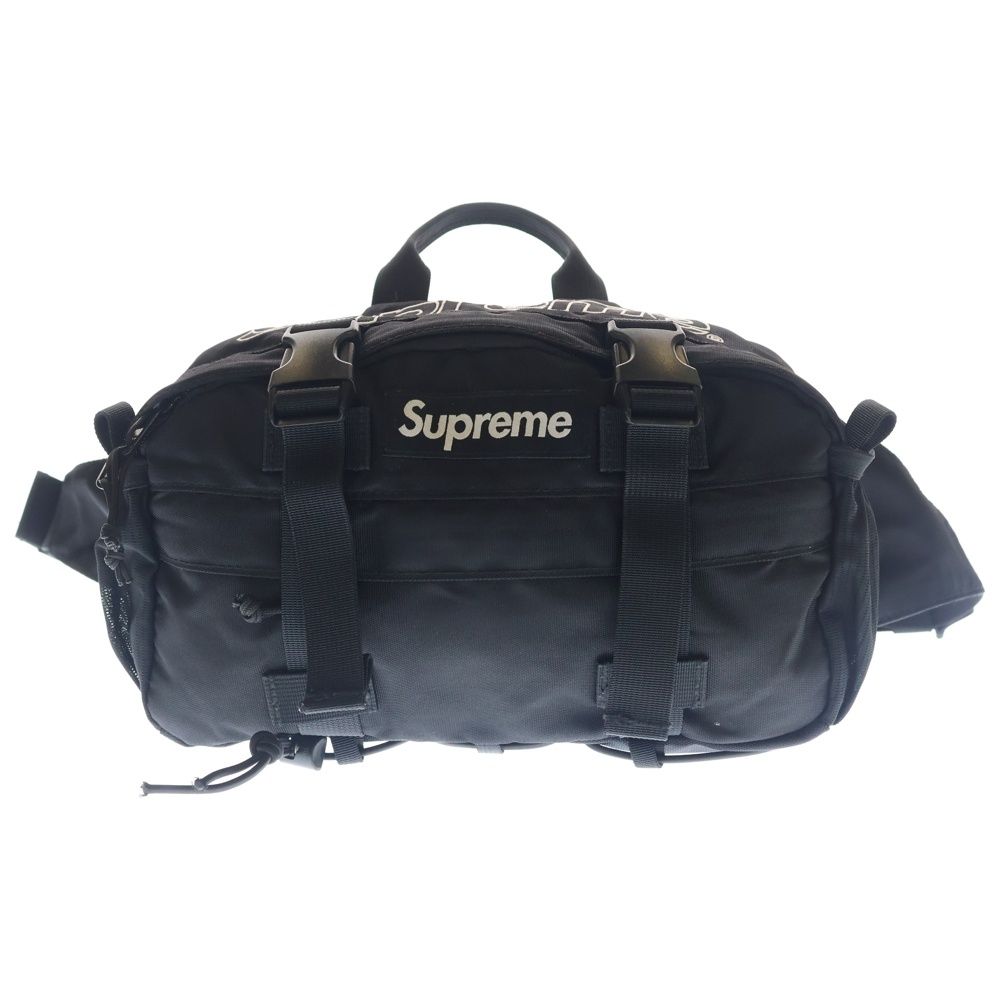 SUPREME (シュプリーム) 19AW Waist Bag ウエストバッグ ブラック