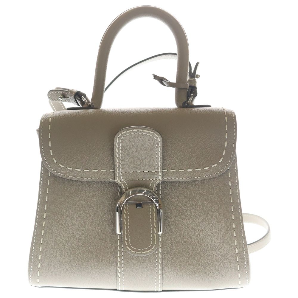 DELVAUX デルボー PALLADIUM BRILLANT MM パラディウム ブリリアント レザー 2WAY ハンド ショルダーバッグ グレー AA0483 ADW0 AKS PA DELVAUX (デルボー) PALLADIUM BRILLANT MM パラディウム ブリリアント