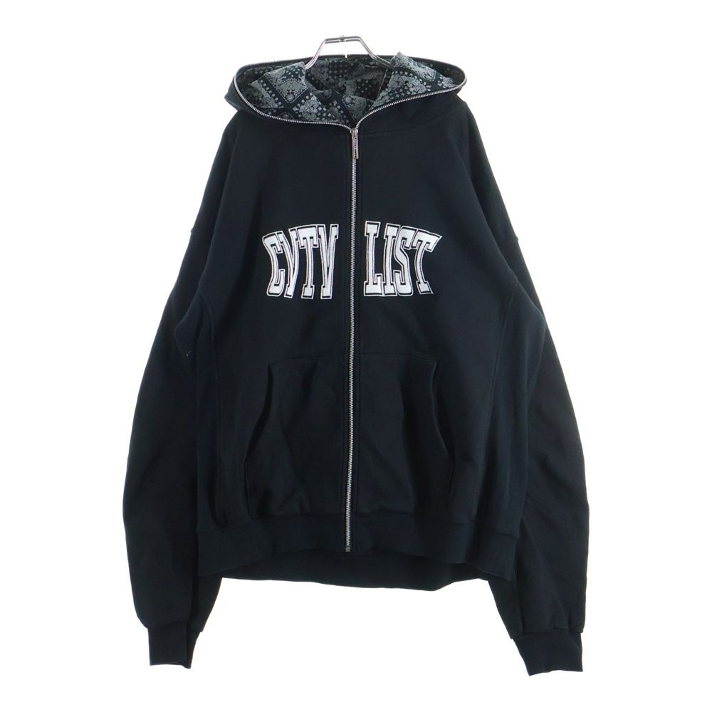 cvtvlist (カタリスト) ロゴ刺繍 Zip Hoodie フルジップパーカー 