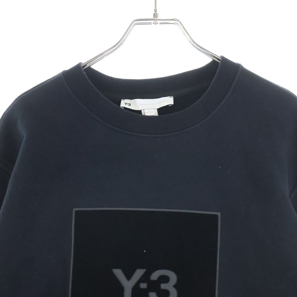 Y-3 (ワイスリー) SQUARE LOGO CREW SWEATSHIRT スクエアロゴ クルー 