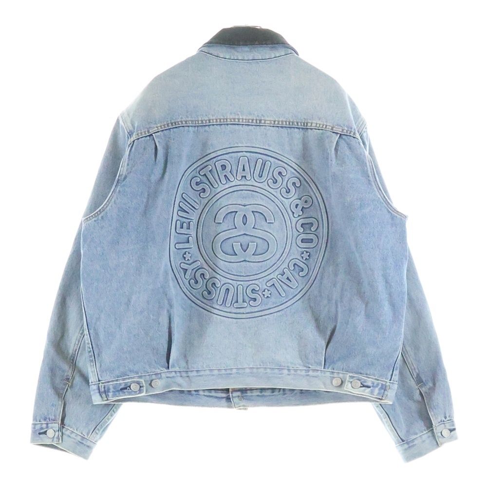 Levi's (リーバイス) ×STUSSY EMBOSSED TRUCKER JACKET ステューシー