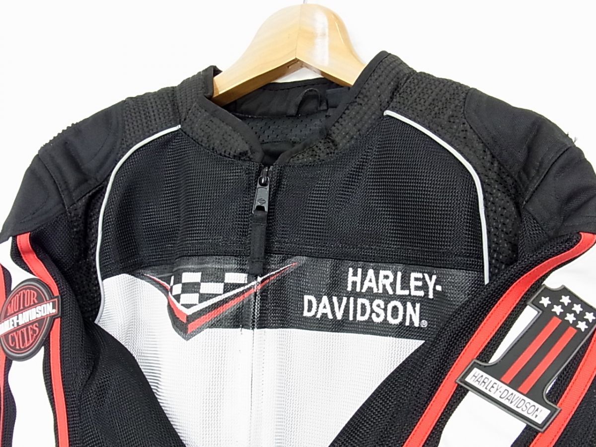美品◇Harley-Davidson SLIM FIT CUSTOM オールメッシュ ライダース 