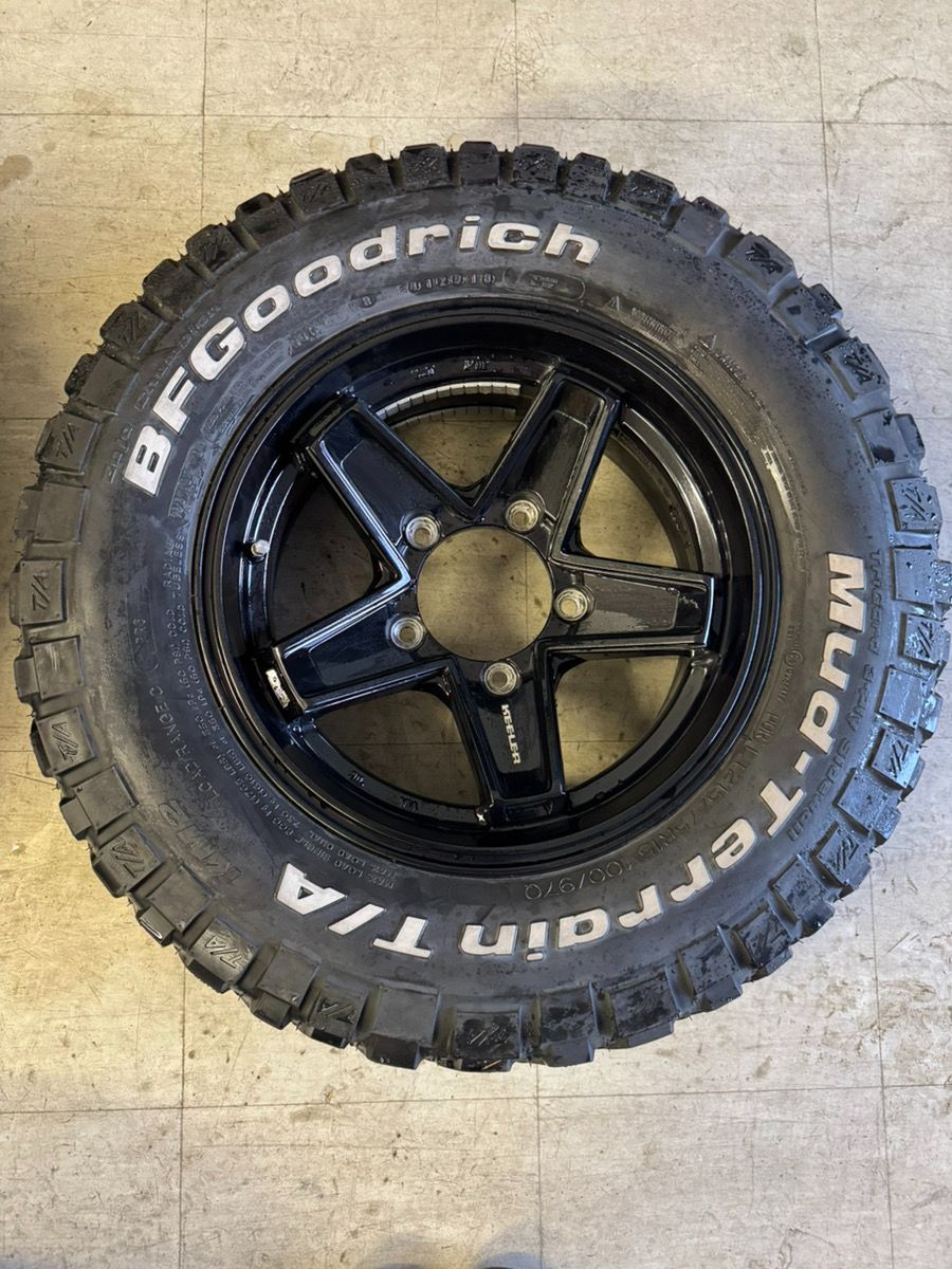 ジムニー 215/75R15☆ Weds KEELER TACTICS(キーラータクティクス 
