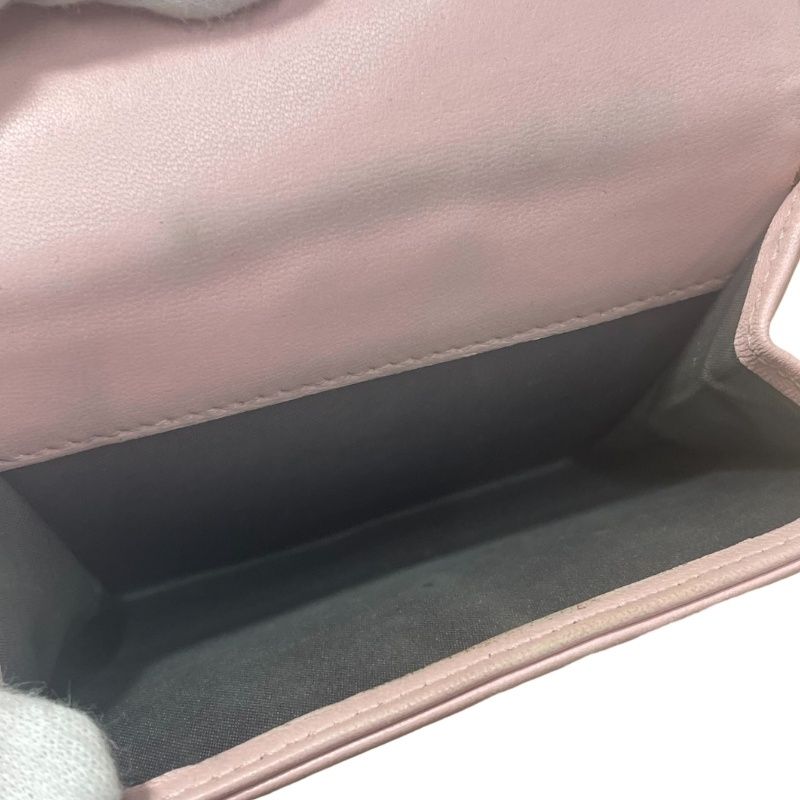 CHANEL シャネル カメリア ココマーク 折財布 ピンク カーフ 二つ折り財布 レディース 【中古】 12604K154 CHANEL シャネル カメリア ココマーク 折財布 ピンク カーフ 二つ折り