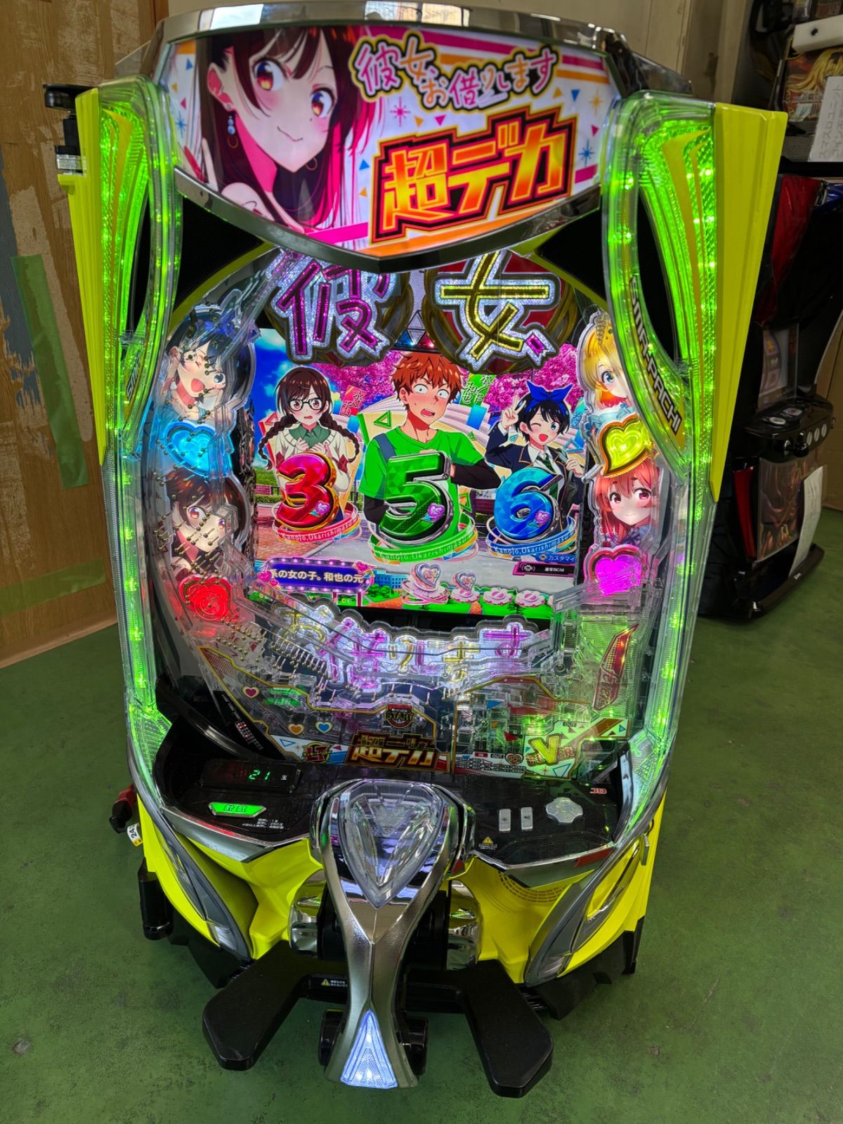 ｅフィーバー彼女、お借りしますＨ パチンコ 実機 ジェイビー★スマパチユニット付 eフィーバー彼女、お借りしますH パチンコ 実機 ジェイビー☆スマ