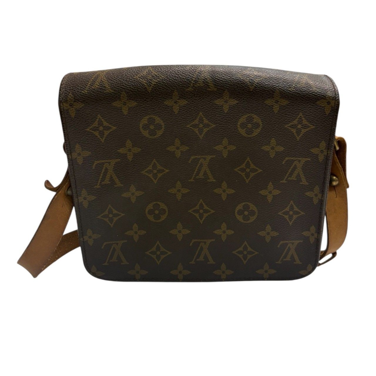 LOUIS VUITTON ルイヴィトン モノグラム カルトシエール ブラウン ゴールド金具 PVC /レザー M51252 ショルダーバッグ レディース S1-00071 【中古】 LOUIS VUITTON ルイヴィトン モノグラム カルトシエール ブラウン