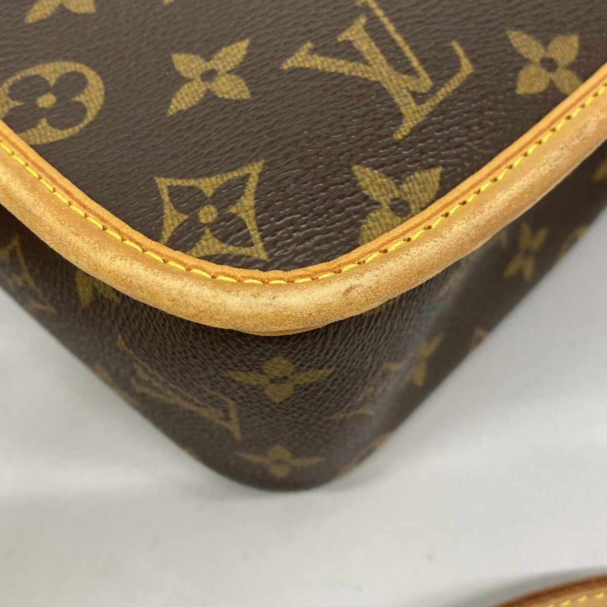 【6db1596】ルイヴィトン ショルダーバッグ モノグラム ソローニュ M42250 ブラウン【中古】レディース LOUIS VUITTON - ☆最終価格【6db1596】ルイヴィトン ショルダーバッグ