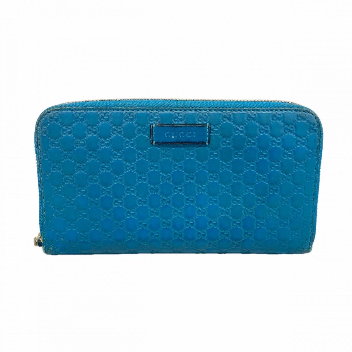 6db1649-k】グッチ 長財布 マイクログッチシマ 449391 レザー 