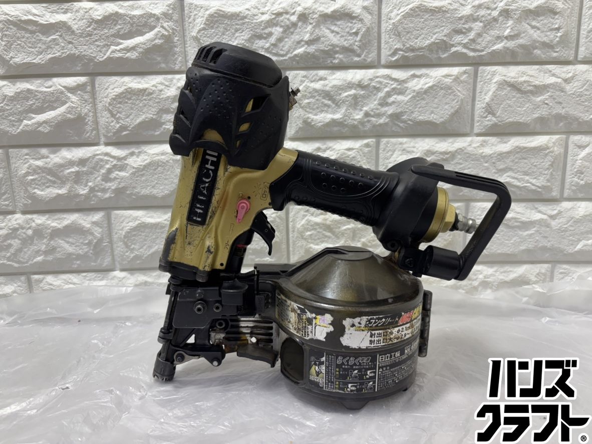 ▽【中古】日立 NV65HMC 65mm高圧ロール釘打ち機 - メルカリ