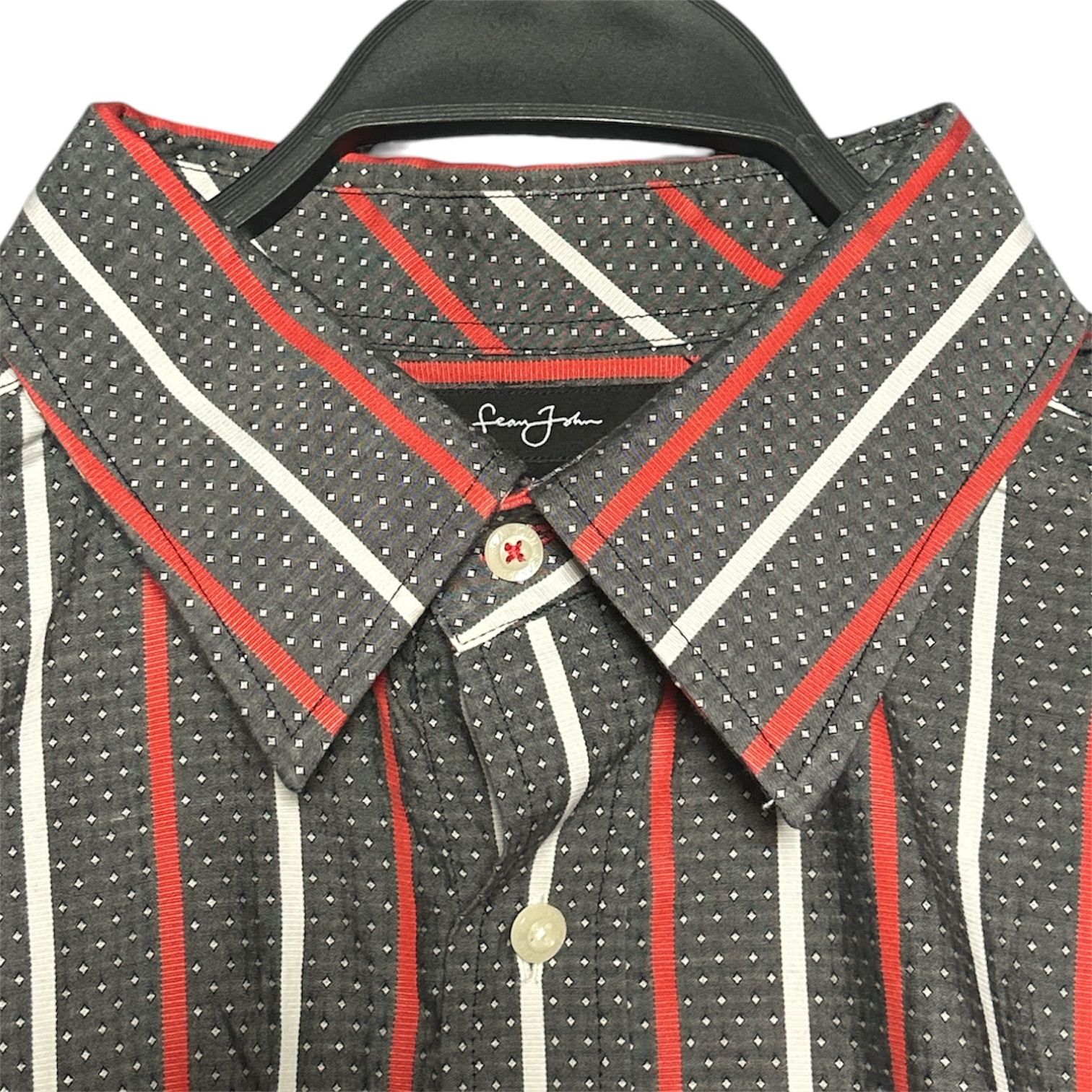 ショーンジョン 超ビッグサイズ XXXL 3XL 長袖シャツ 総柄 ストリート