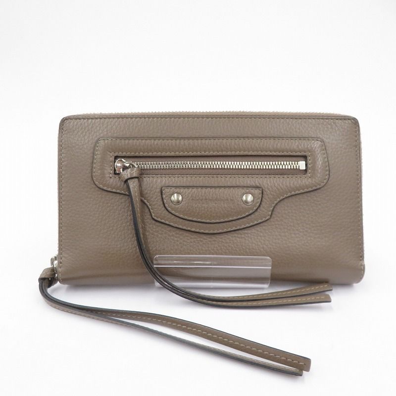 【瀬戸大橋店】 中古 BALENCIAGA | バレンシアガ 長財布 ネオ クラシック 640115・1212・S・203437 ブラウン 【125】 瀬戸大橋店】 中古 BALENCIAGA | バレンシアガ 長財布 ネオ クラシック