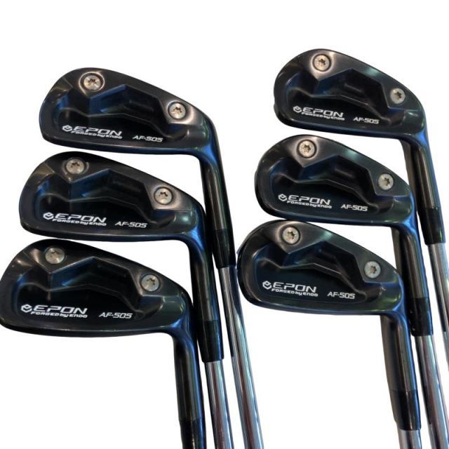 中古】 エポンゴルフ株式会社 EPON AF-505 6S アイアンセット IR 純正 