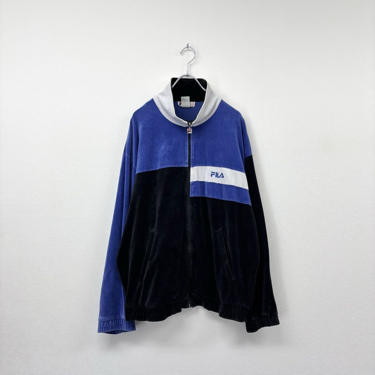 90s ~ 00s Vintage FILA ヴィンテージ フィラ ベロア トラック 