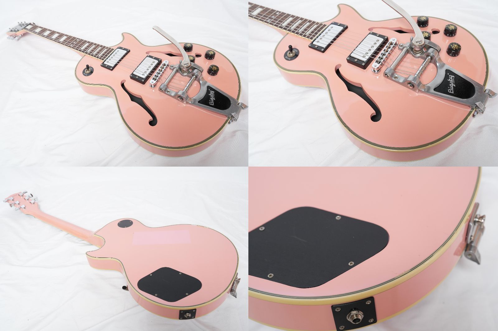 ☆BURNY PLC-70PP Pink Swanky Spider限定モデル レスポールカスタム