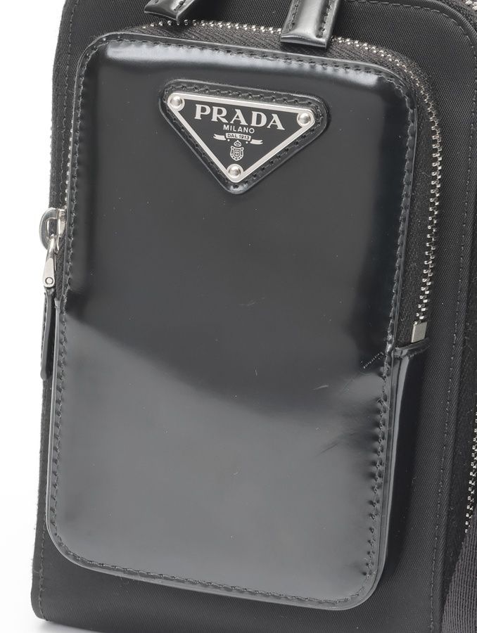 プラダ / PRADA Re-Nylon スマートフォンケース / フォンホルダー
