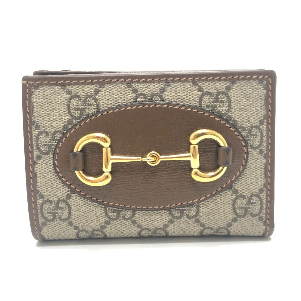 GUCCI グッチ 2つ折り財布 ホースビット 1955 726846 GGスプリーム