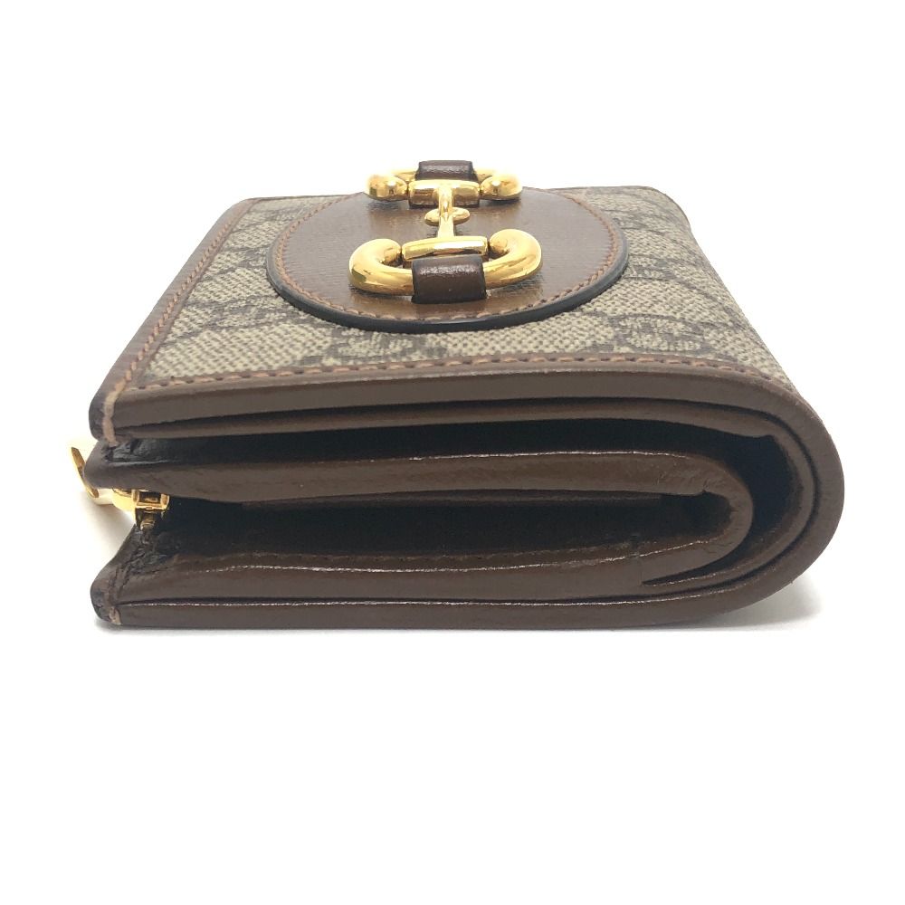 GUCCI グッチ 2つ折り財布 ホースビット 1955 726846 GGスプリーム
