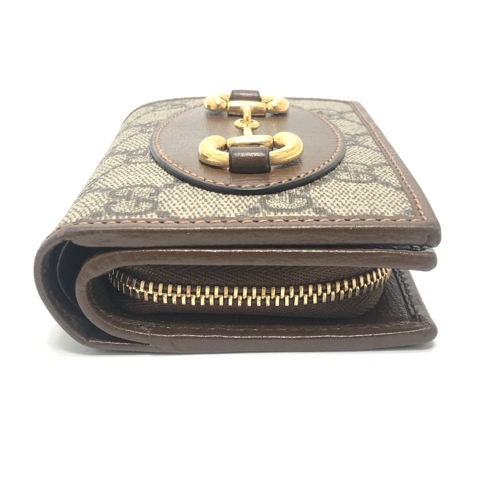 GUCCI グッチ 2つ折り財布 ホースビット 1955 726846 GGスプリーム