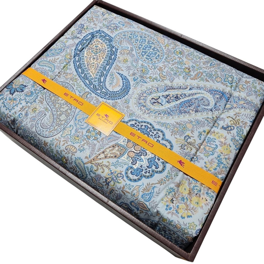 未使用保管品】ETRO 羽毛 肌掛け布団 150×200 ペイズリー柄 - メルカリ
