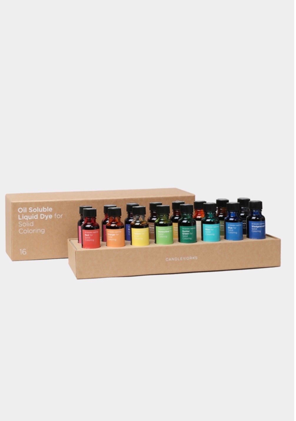 Candleworks　液体染料 20ml 16色セットCUOREオリジナル取扱書付き 18,870円