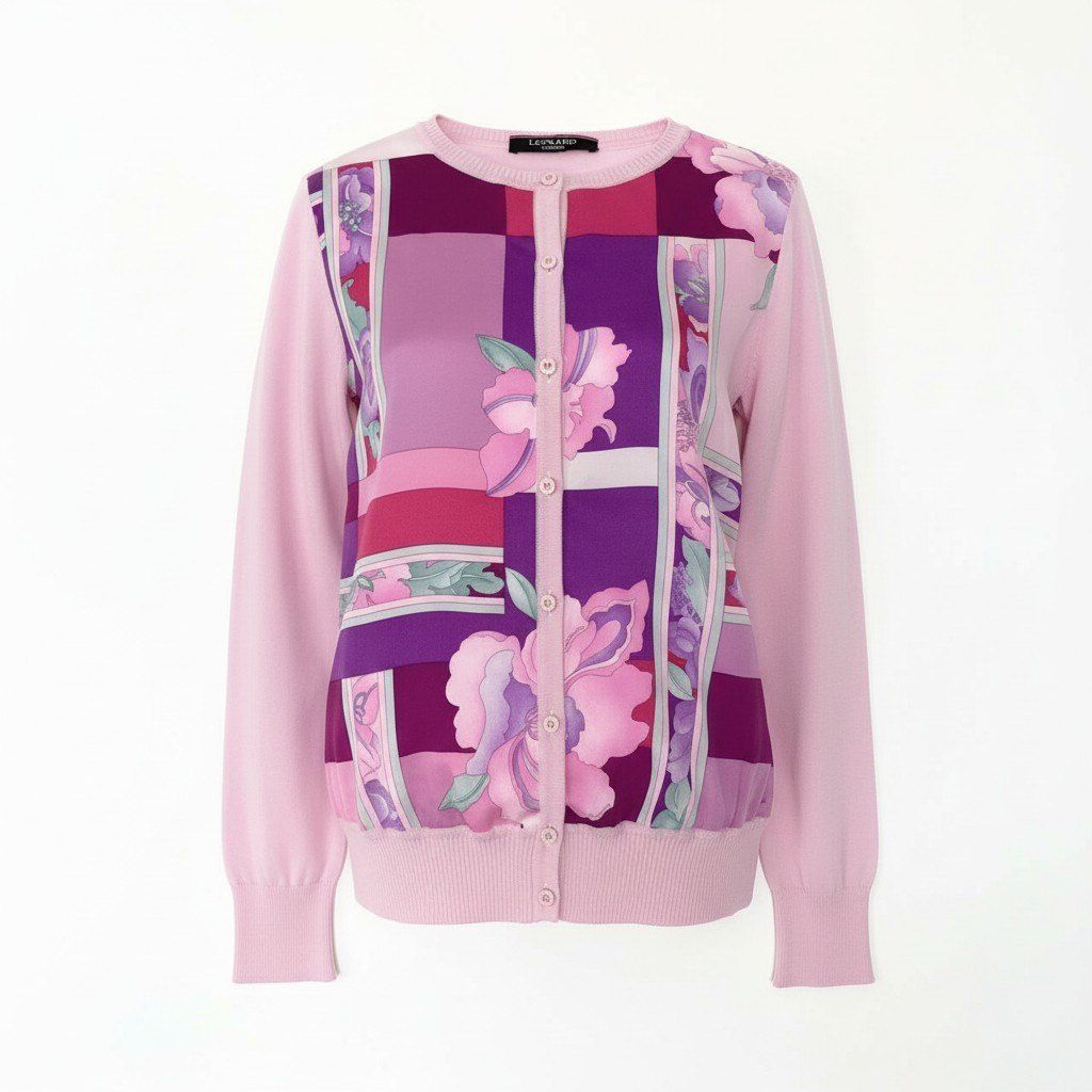 22d12 【極美品】 LEONARD FASHION レオナール アンサンブルニット