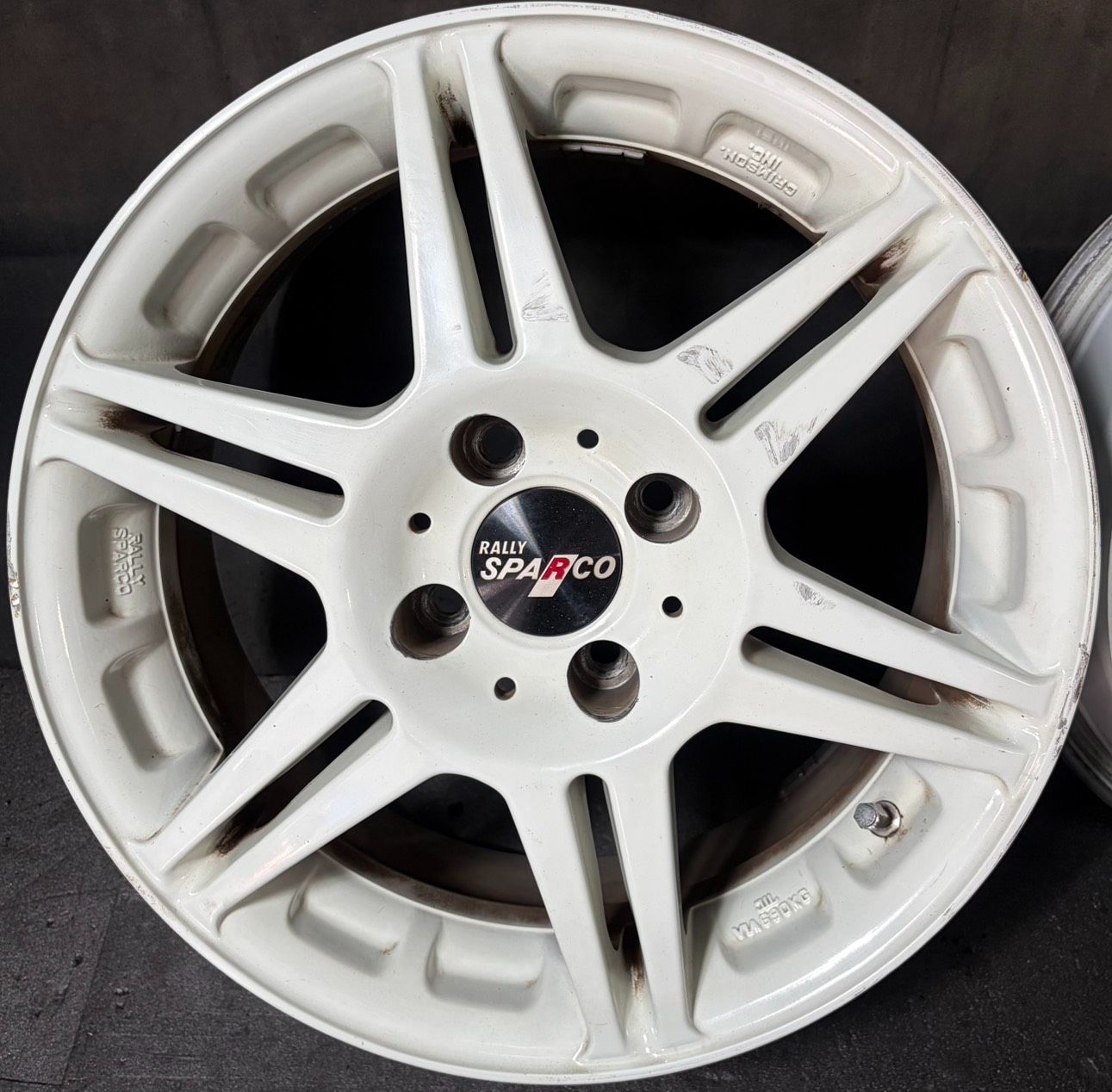 RALLY SPARCO MADE IN JAPAN 15インチ 6.5J +35 PCD 100 4H ハブ径約 