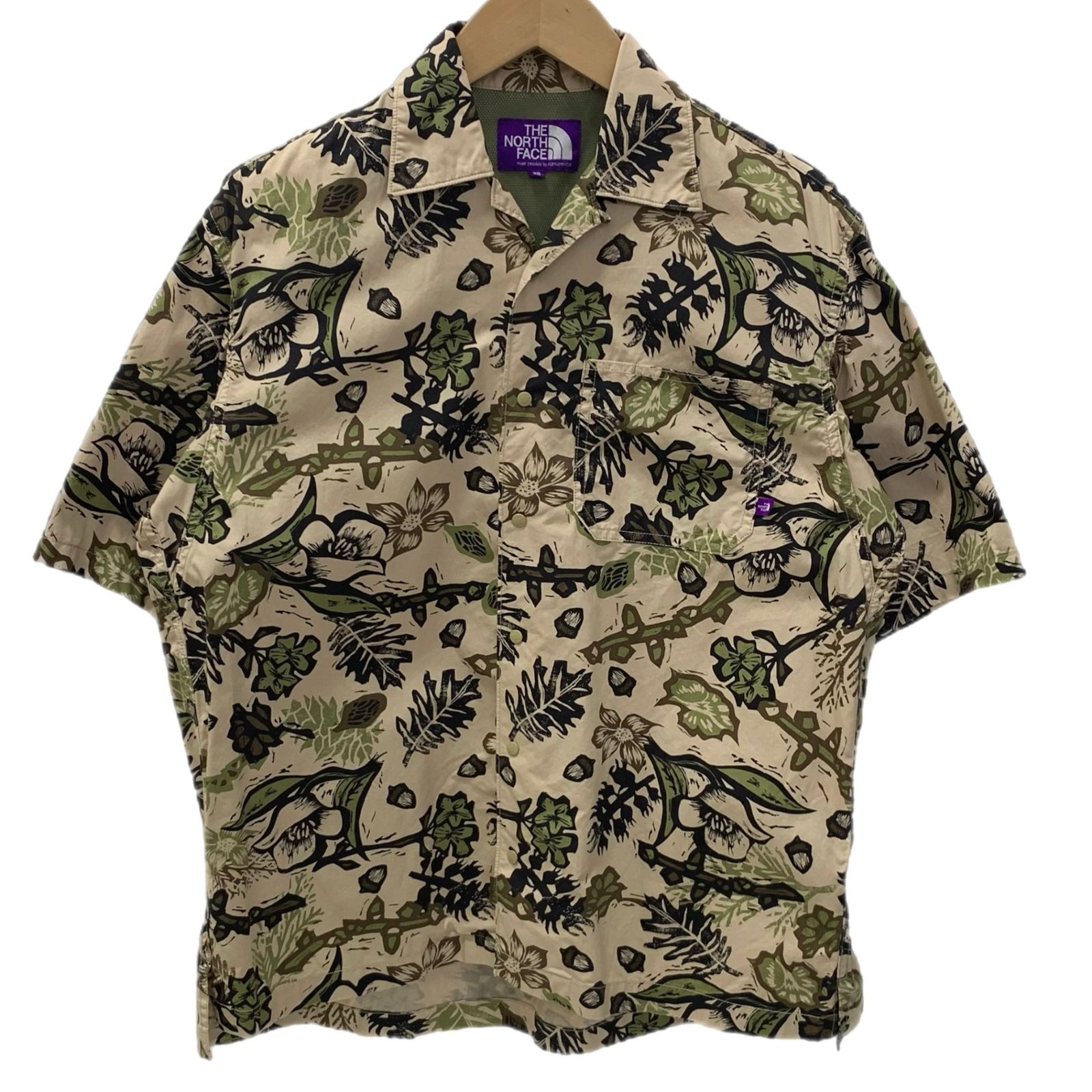 ノースフェイス THE NORTH FACE Purple Label Botanical Print H/S 