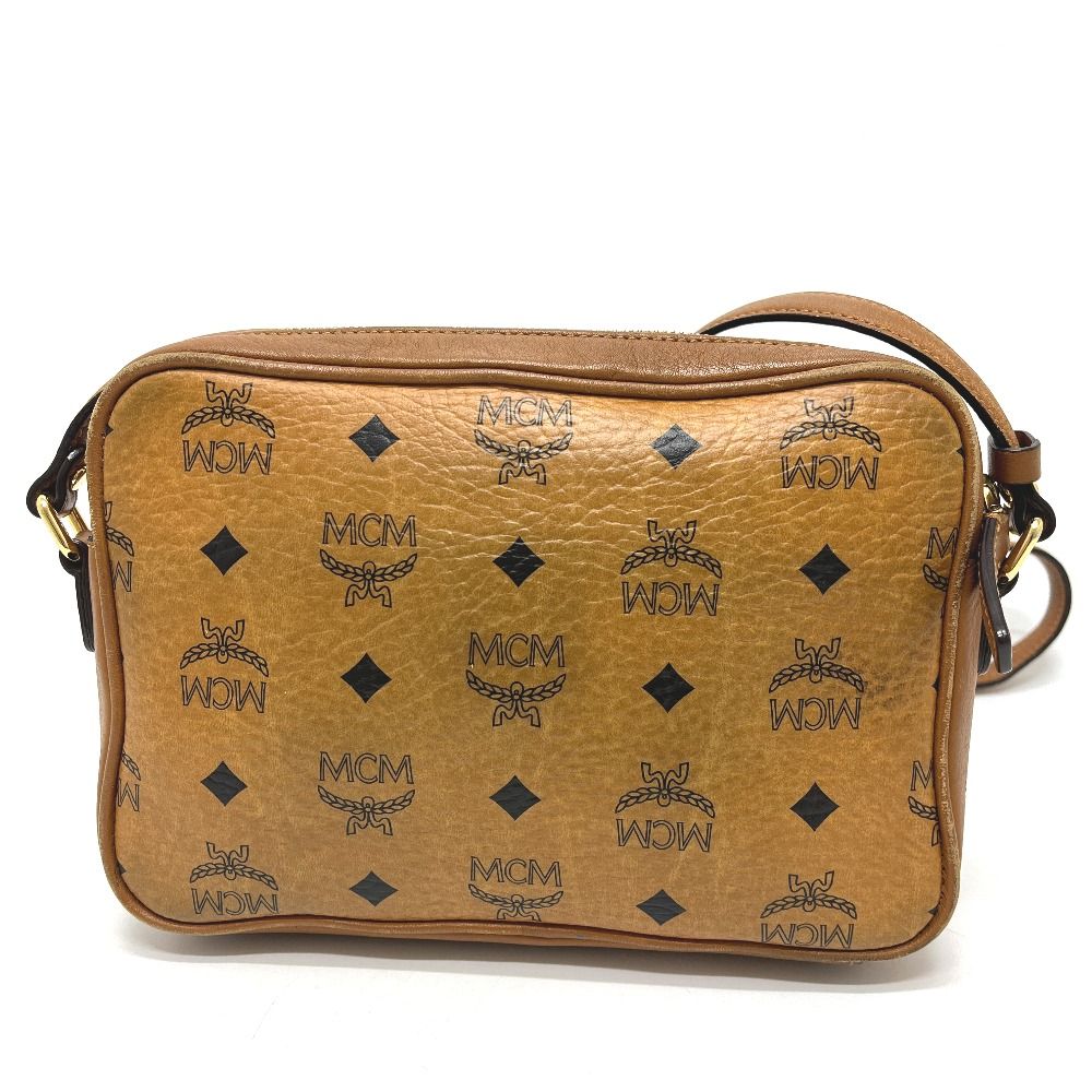 エムシーエム MCM ヴィセトス MWR25VI20C0001 カバン バッグ 斜め掛け ショルダーバッグ レザー ブラウン MCM - MCM ショルダーバッグ ヴィセトス レザー ブラウンの通販 by