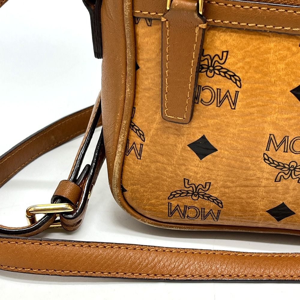 エムシーエム MCM ヴィセトス MWR25VI20C0001 カバン バッグ 斜め掛け ショルダーバッグ レザー ブラウン MCM エムシーエム ショルダーバッグ ヴィセトス MWR25VI20C0001 レザー