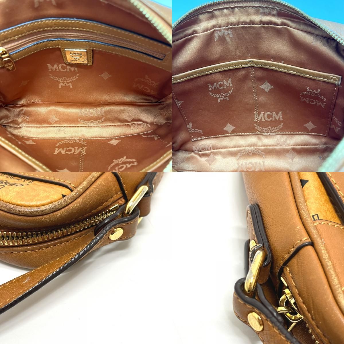 エムシーエム MCM ヴィセトス MWR25VI20C0001 カバン バッグ 斜め掛け ショルダーバッグ レザー ブラウン MCM エムシーエム ショルダーバッグ ヴィセトス MWR25VI20C0001 レザー