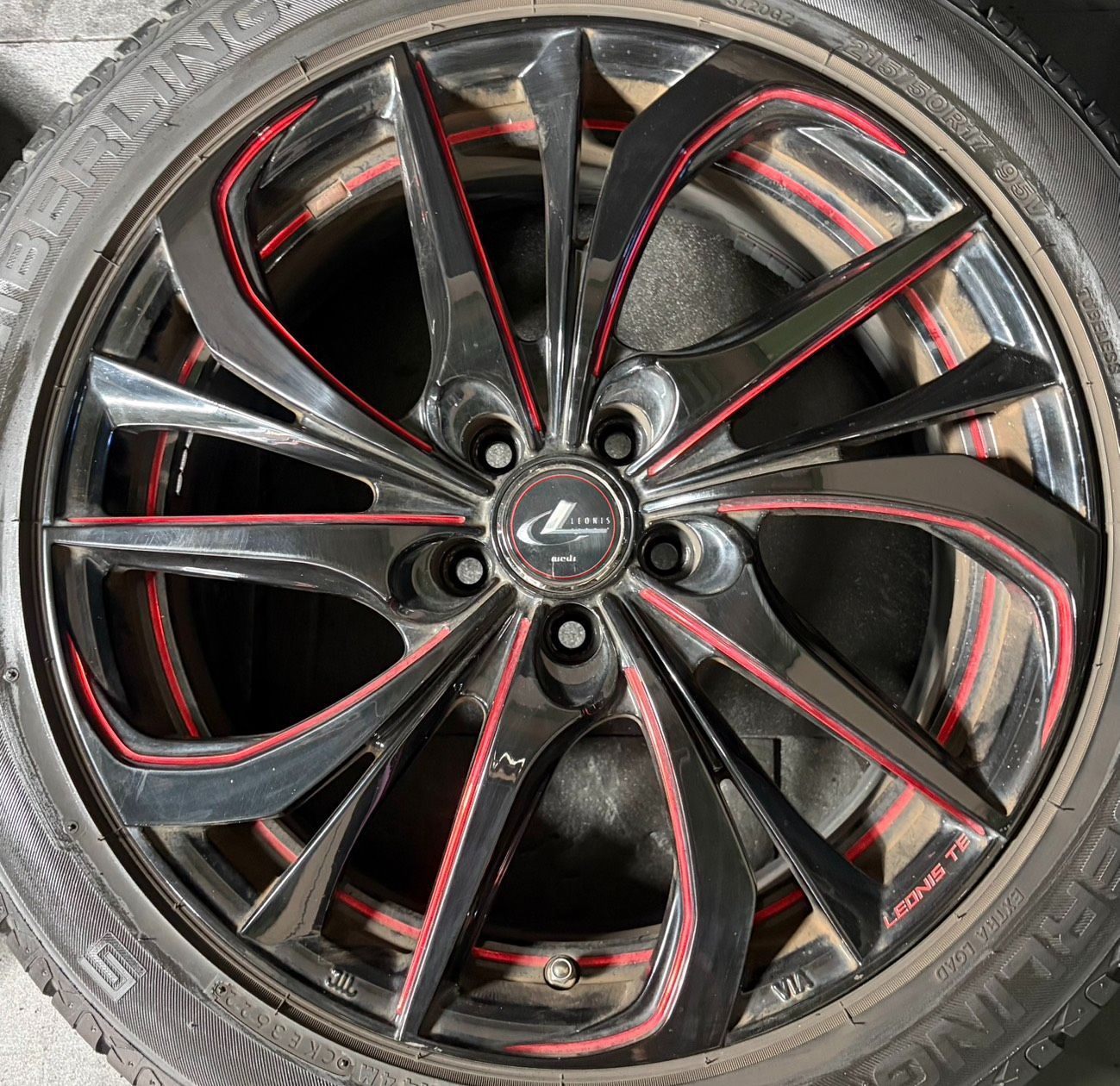 weds LEONIS 17インチ 7J +47 PCD 100 約64mm ウェッズ レオニス 2022