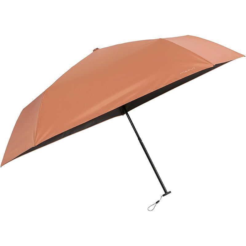 【新品】 マブ(mabu) 傘 日傘 兼用傘 折りたたみ傘 遮光率 100% ACTIVE AW ミニ50 ダイダイ SMV-41991 umbrella おしゃれ 人気 日傘 メンズ レディーズ 雨傘 完全 遮光 uvカット 100 軽量 傘 晴雨兼用傘 1