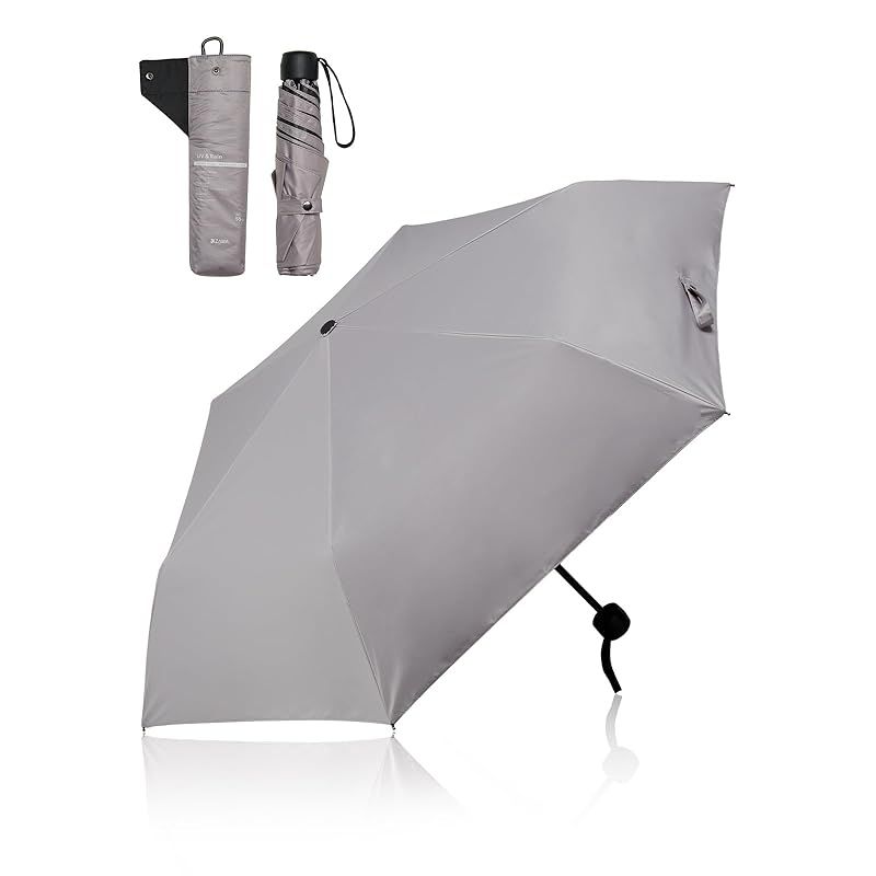 【新品】 KIZAWA 日傘 メンズ 晴雨兼用 軽量 コンパクト 親骨55cm 50cm カラビナ付き 男性向けデザイン 折りたたみ傘 uvカット 100 遮光 折り畳み傘 完全遮光 5級撥水 レディース 遮熱 おりたたみ傘 大きいサイズ 丈夫 小型 暑さ 0