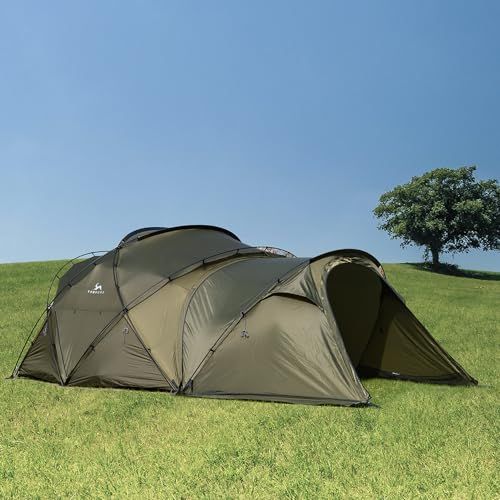 TOMOUNT シェルターテント 40D ナイロン 超軽量 ドームテント アルミ 