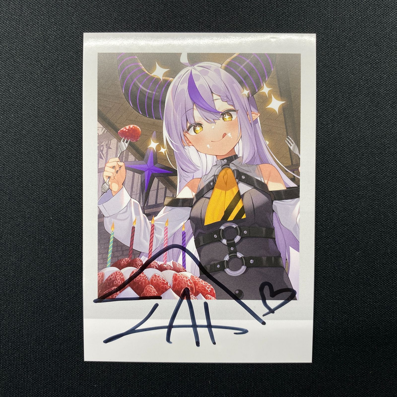 盛岡41-0067] ホロライブ ラプラス ダークネス 誕生日記念2022 直筆 