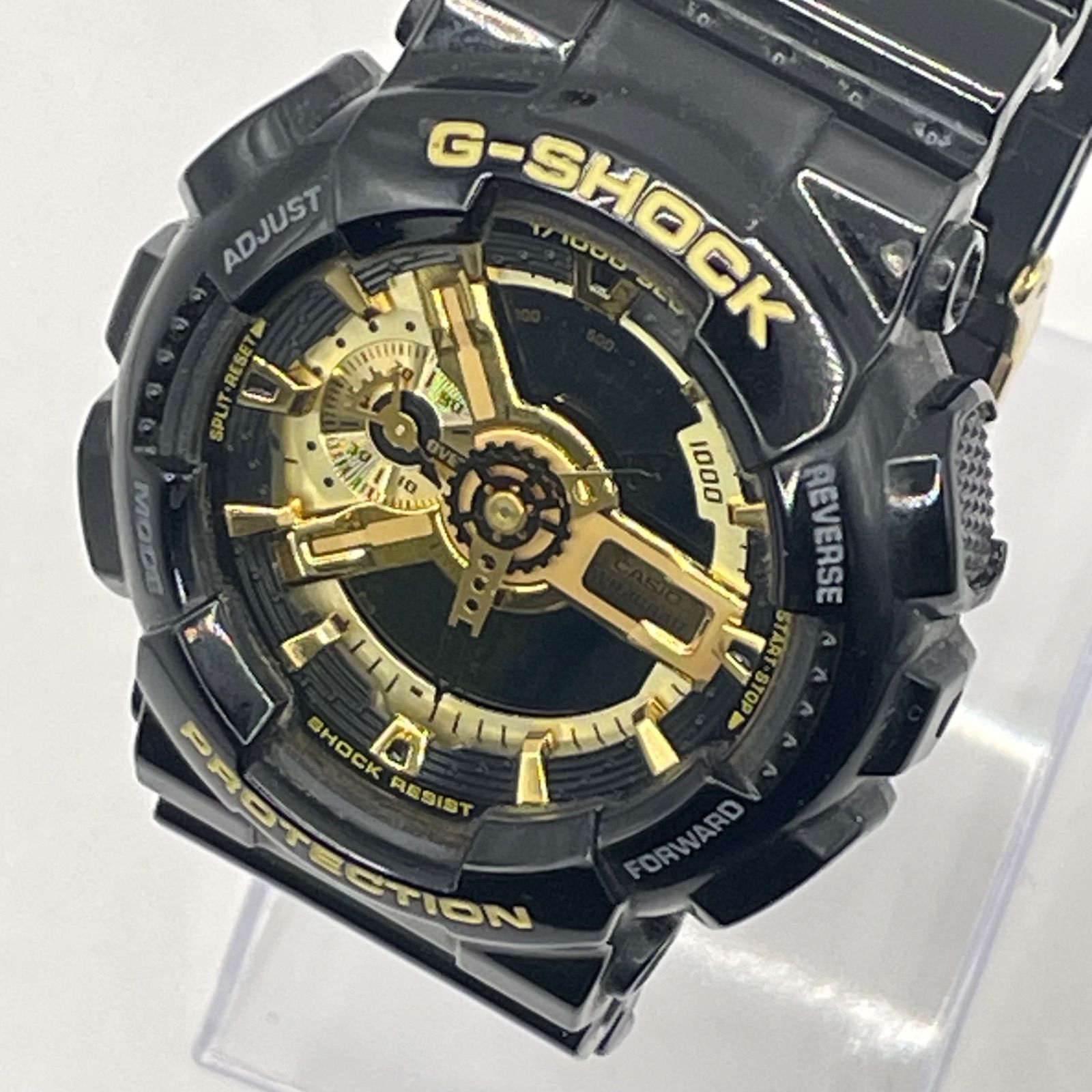 人気モデル】G-SHOCK GA-110GB ブラック×ゴールド 稼働品 カシオ 