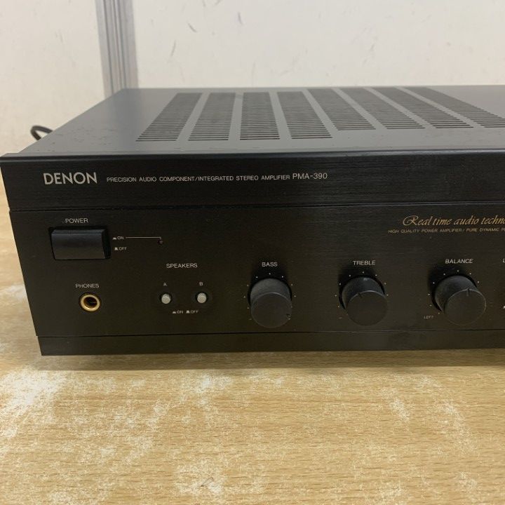 【稼働品】　名機　DENON PMA-390 初代　プリメインアンプ Denon プリメインアンプ PMA-390RE-SP エントリークラス