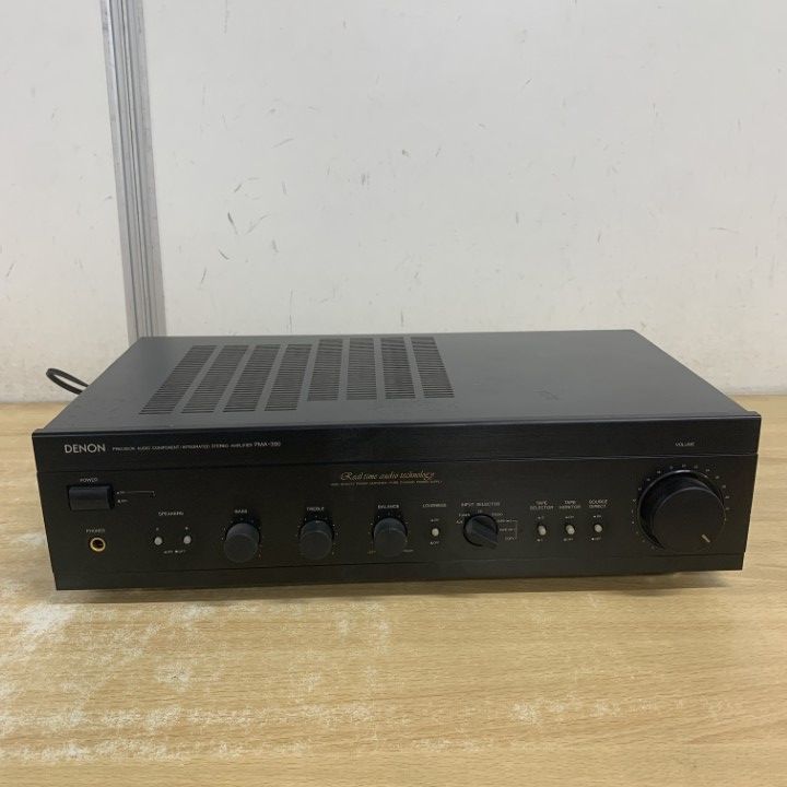 □01)【1点限り!】DENON PMA-390/デノン/プリメインアンプ/通電確認