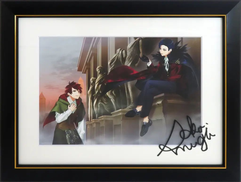 原画イラストボード 付属品付)A3! Memoria. 複製サイン入りキャラ