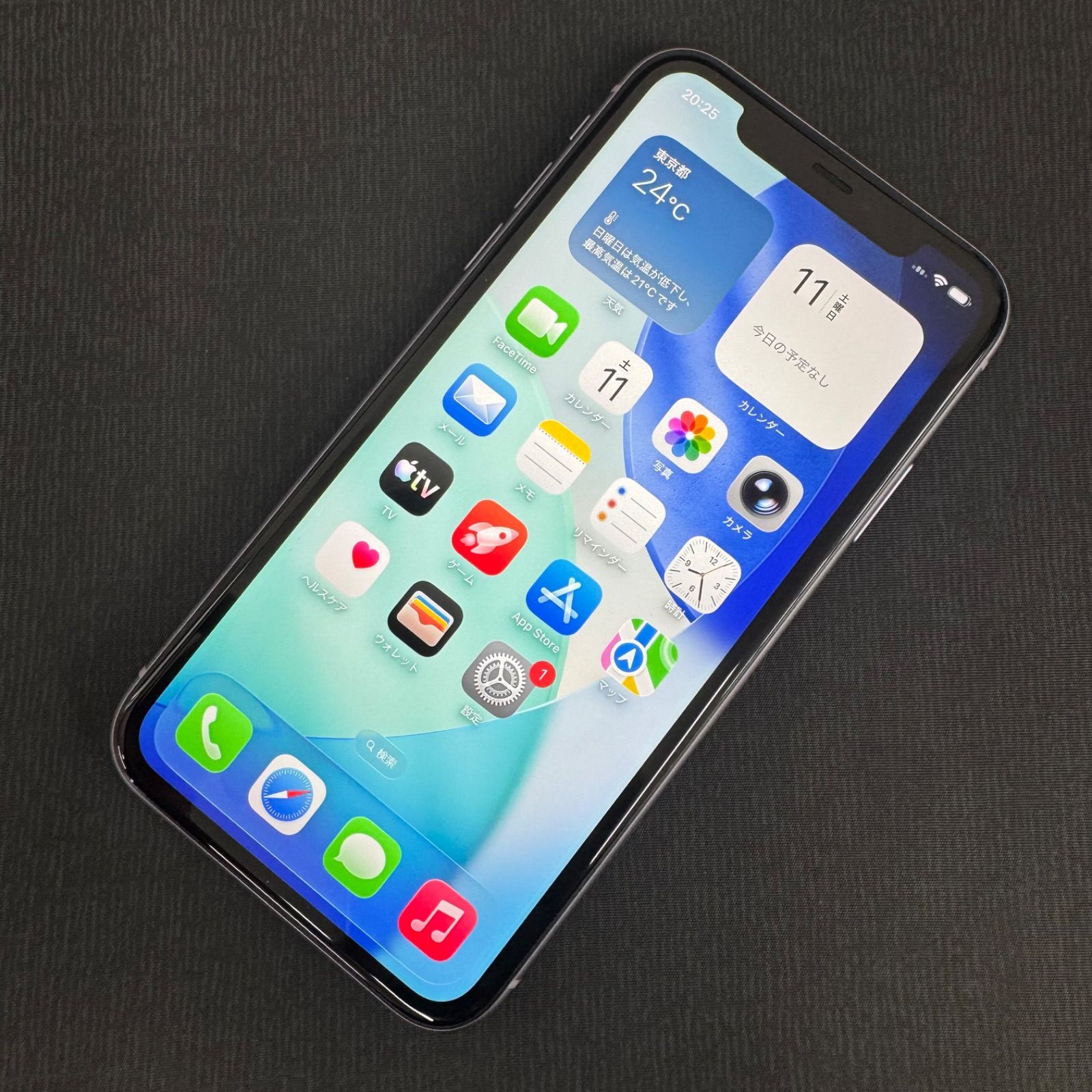 SIMロック解除済 iPhone 11 128GB パープル MWM52J/A - メルカリ