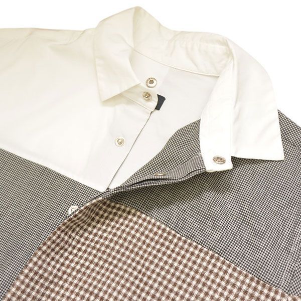 Omer Afridi オマールアフリディ　22ss パッチワーク　半袖　シャツ Omar Afridi オマールアフリディ 2022SS COLOURIST SHIRT パッチワーク