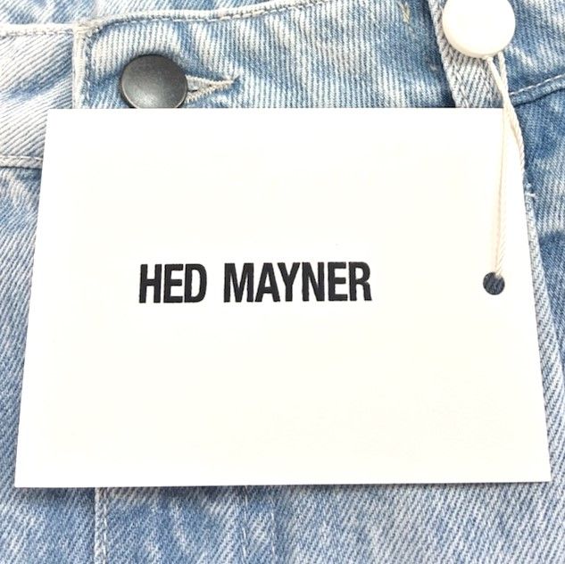 HED MAYNER ヘドメイナー 25SS イタリア製 PLEATED DENIM PANTS 2プリーツデニムパンツ HMMA67021A HA190 XS LIGHT/PASTEL BLUE ワイド バギー ジーンズ 定価101,200円 ボトムス【新古品】【中古】【HED MAYNER】 HED MAYNER ヘドメイナー 25SS イタリア製 PLEATED DENIM PANTS 2