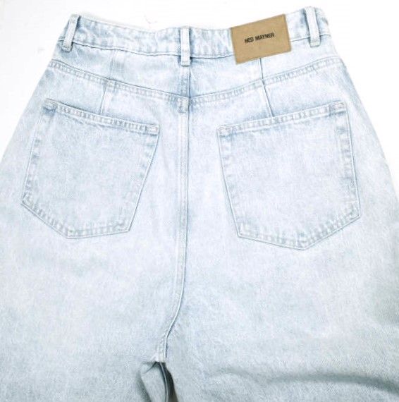 HED MAYNER ヘドメイナー 25SS イタリア製 PLEATED DENIM PANTS 2プリーツデニムパンツ HMMA67021A HA190 XS LIGHT/PASTEL BLUE ワイド バギー ジーンズ 定価101,200円 ボトムス【新古品】【中古】【HED MAYNER】 新品 HED MAYNER ヘドメイナー 25SS イタリア製 PLEATED DENIM PANTS 2