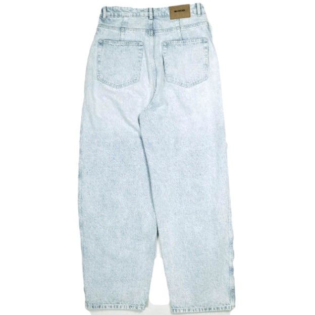 HED MAYNER ヘドメイナー 25SS イタリア製 PLEATED DENIM PANTS 2プリーツデニムパンツ HMMA67021A HA190 XS LIGHT/PASTEL BLUE ワイド バギー ジーンズ 定価101,200円 ボトムス【新古品】【中古】【HED MAYNER】 HED MAYNER ヘドメイナー 25SS イタリア製 PLEATED DENIM PANTS 2