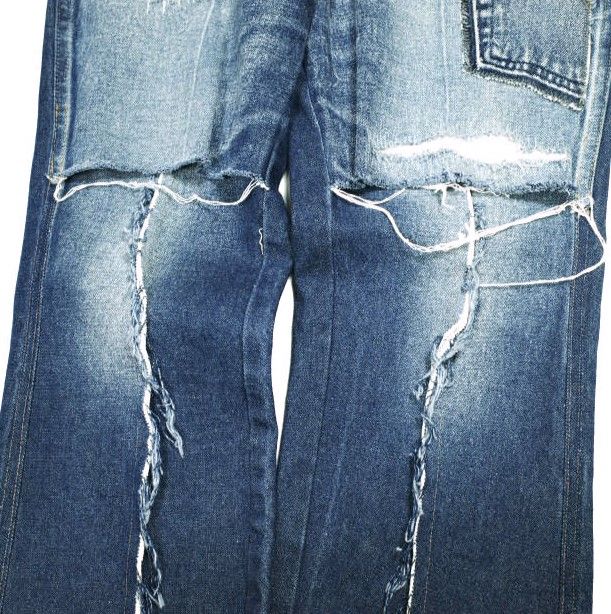 CHANGES チェンジーズ 日本製 REMAKE PATCHWORK DENIM PANTS リメイク 