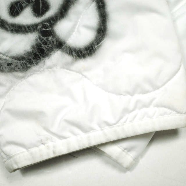 amok アモク 24AW 日本製 GUERNIKA QUILTING BLOUSON ゲルニカ キルティングブルゾン 242031 L WHITE 2WAY ベスト ジャケット アウター【中古】【amok】 amok アモク 24AW 日本製 GUERNIKA QUILTING BLOUSON ゲルニカ
